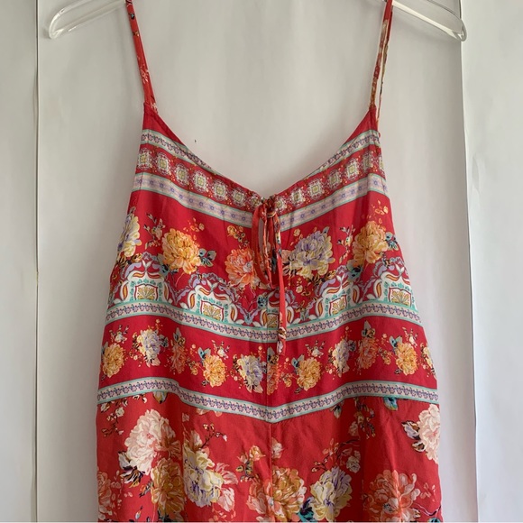 O’Neil Liame Tank Romper Red floral - Picture 15 of 15